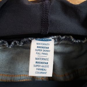 Old Navy Jeans - Old Navy Rockstar Maternity Jean's Full Panel Old Navy Jeans - Old Navy Rockstar Maternity Jean's Full Panel